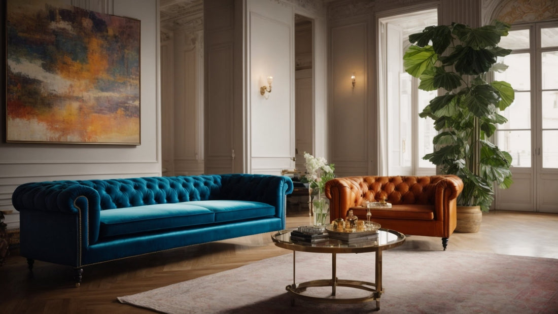 Comment Intégrer un Canapé Chesterfield dans un Salon Moderne