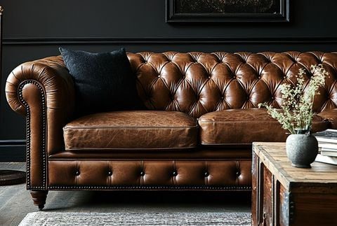 Canapé Chesterfield et Luminaires : La Combinaison Gagnante pour une Ambiance d'Exception