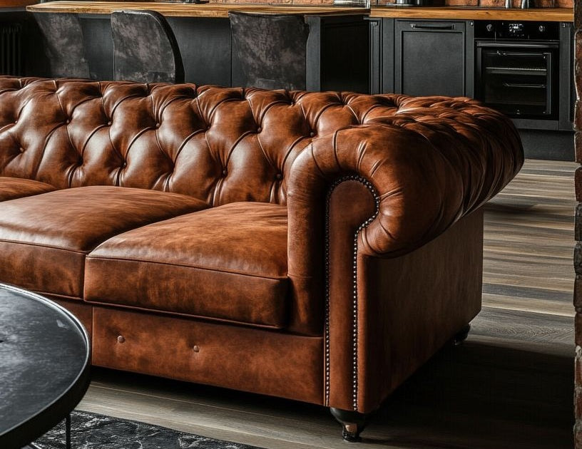 Le Canapé Chesterfield : L'Élégance Intemporelle et le Prestige pour Votre Bureau ou Hôtel
