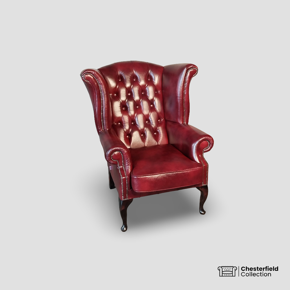 Fauteuil Chesterfield Queen – Bordeaux