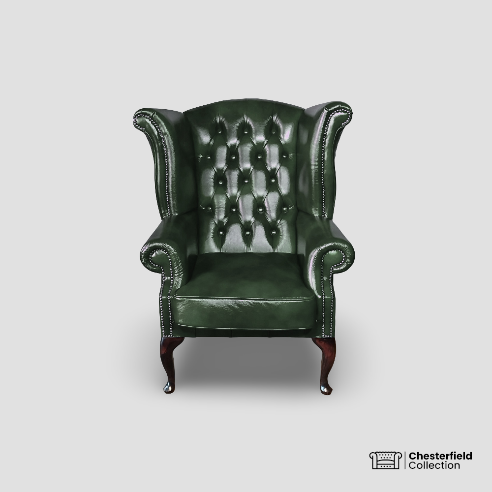 Fauteuil Chesterfield Queen – Vert Anglais
