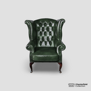 Fauteuil Chesterfield Queen – Vert Anglais