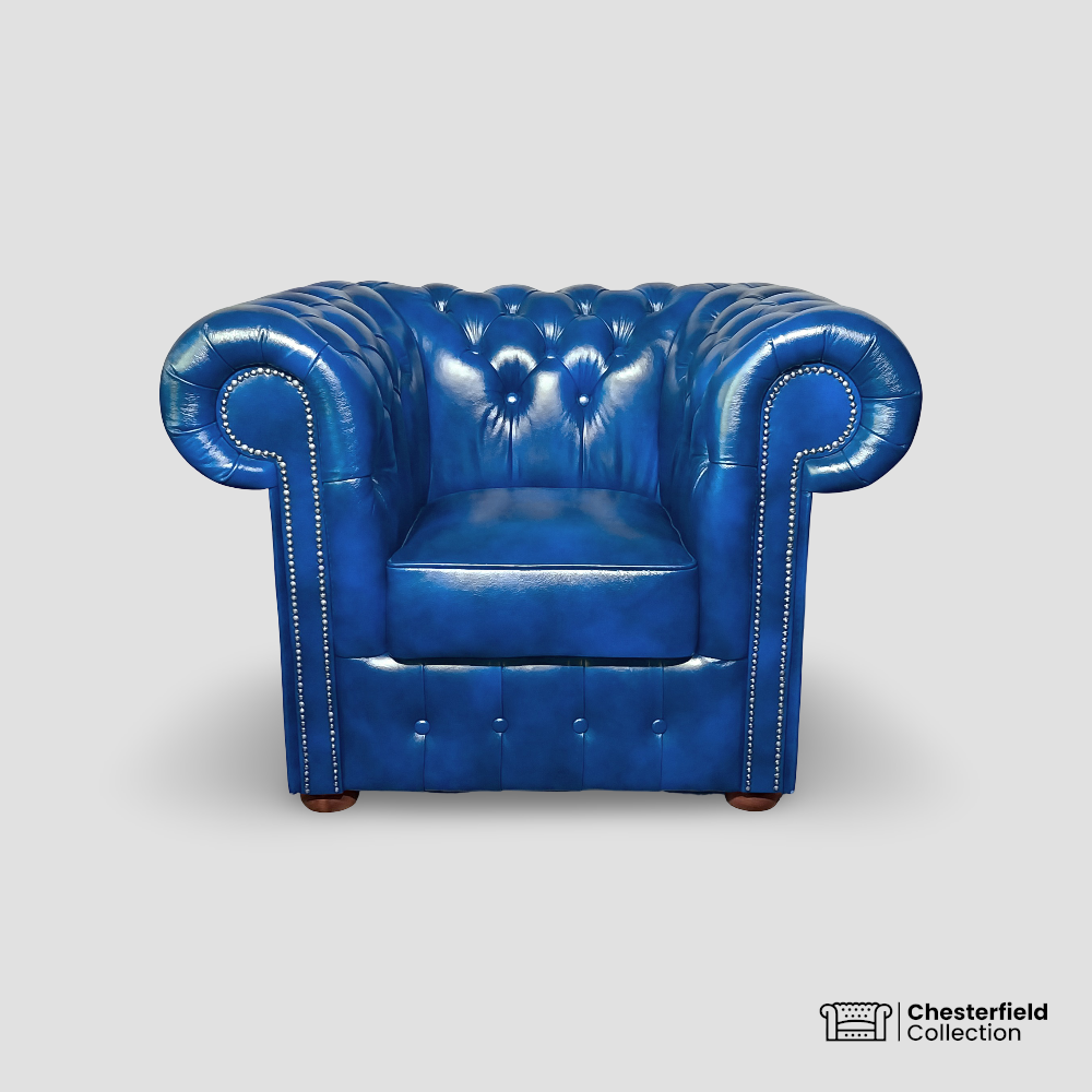 Canapé Chesterfield 1 Place - Saphir