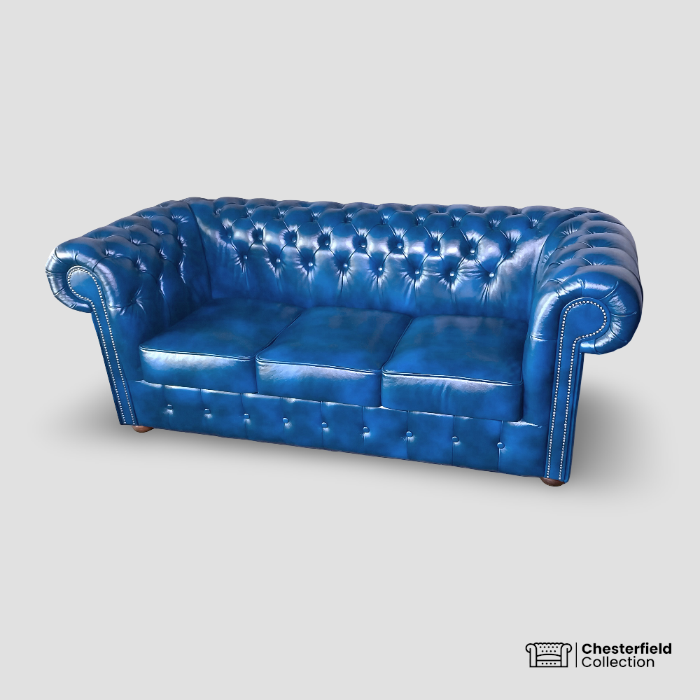 Canapé Chesterfield 3 Places - Saphir