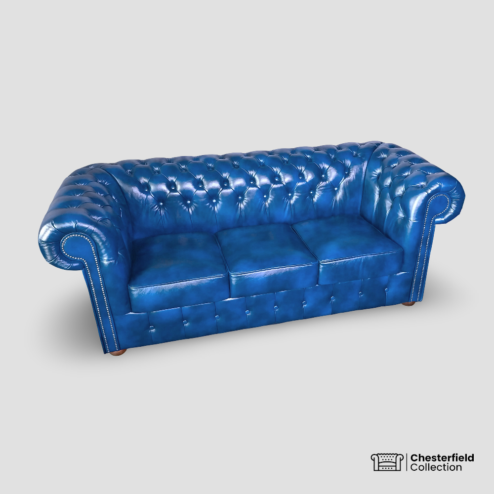 Canapé Chesterfield 3 Places - Saphir