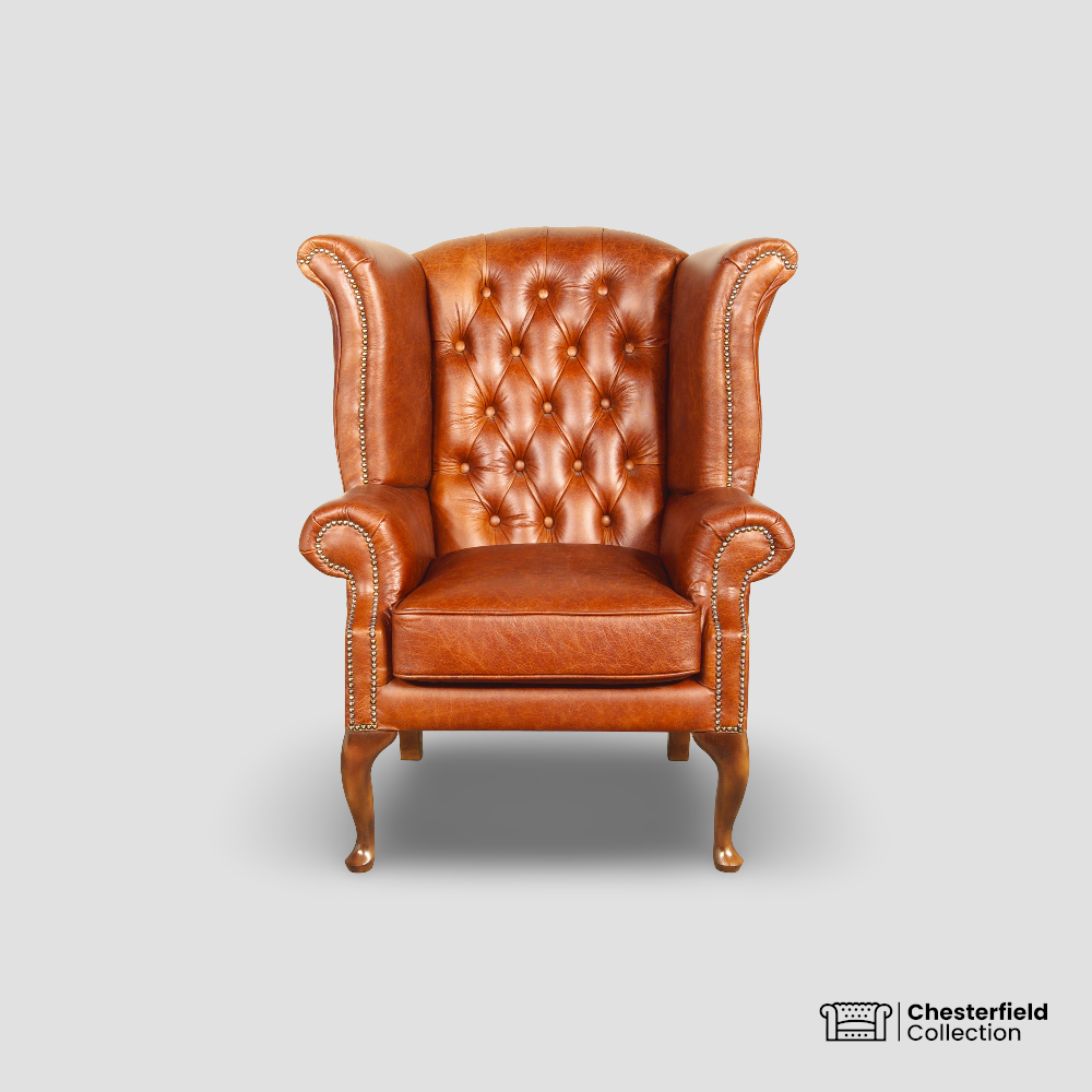 Fauteuil Chesterfield Queen – Camel