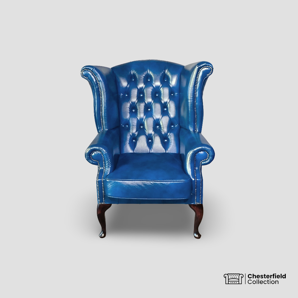Fauteuil Chesterfield Queen – Saphir