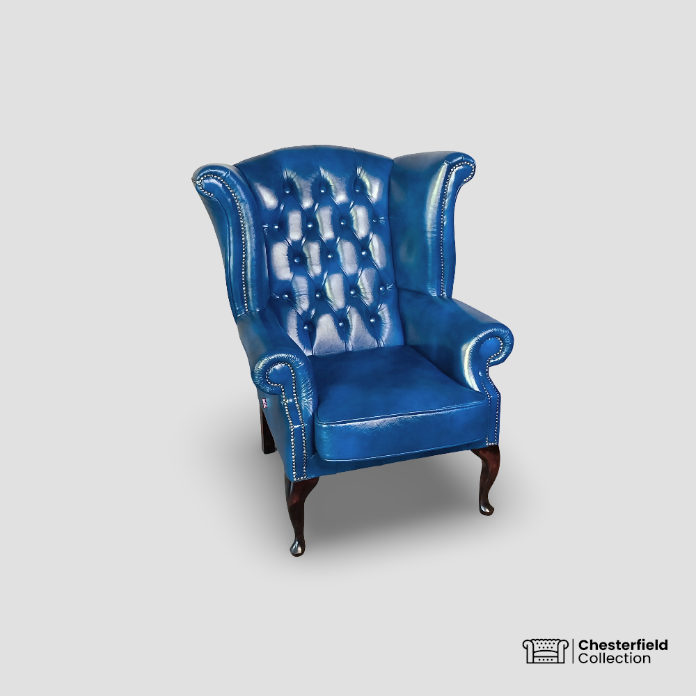Fauteuil Chesterfield Queen – Saphir