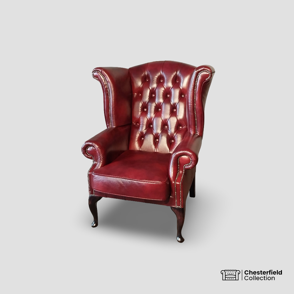 Fauteuil Chesterfield Queen – Bordeaux