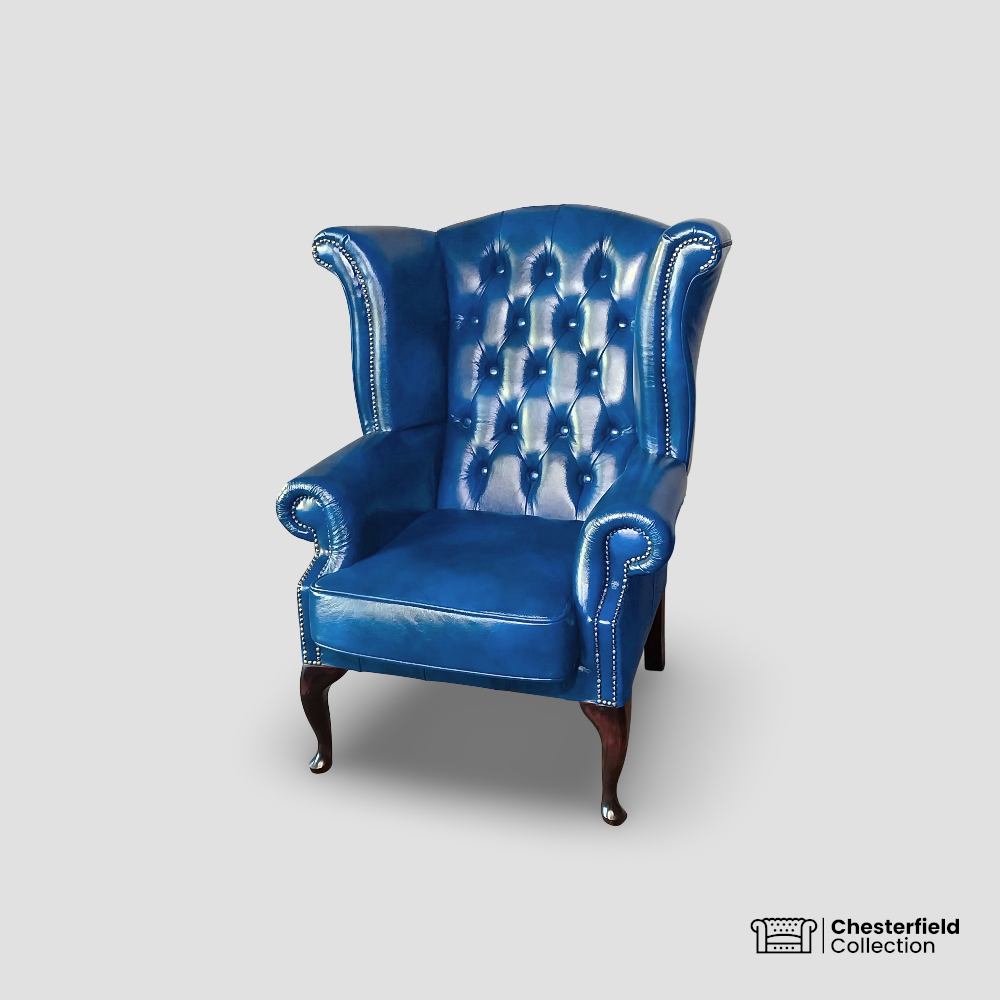 Fauteuil Chesterfield Queen – Saphir