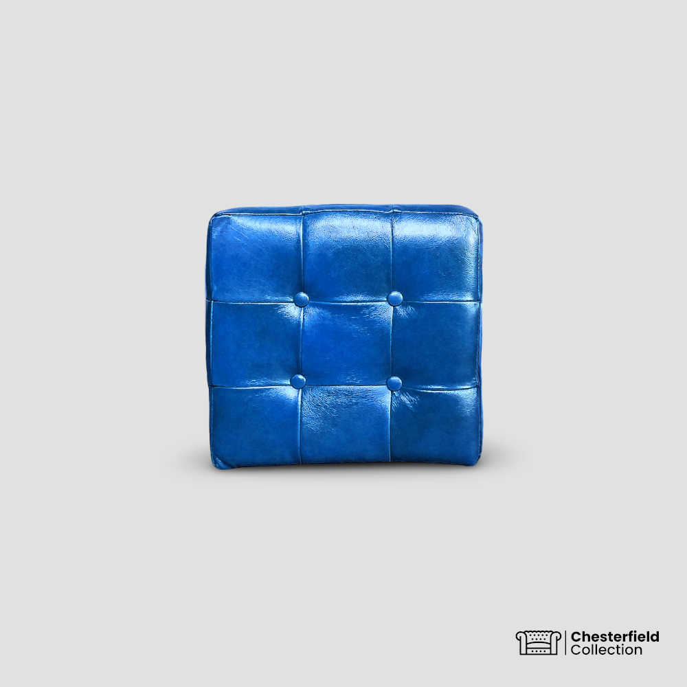 Pouf Chesterfield – Saphir
